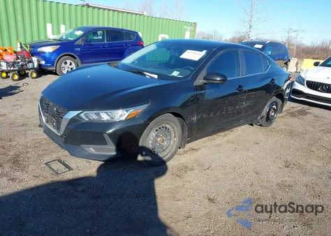 2022 Nissan Sentra S Xtronic Cvt from USA, damaged, VIN 3N1AB8BV6NY277886